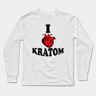 I Love Kratom Long Sleeve T-Shirt